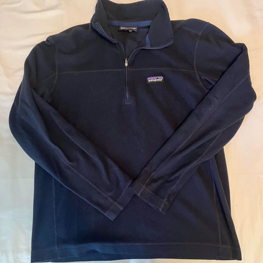 Patagonia Deep Blue Half-Zip Fleece